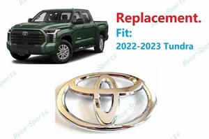 1PC Chrome Replacement Front Toyota Logo EMBLEM Toyota Tundra Sequoia - Picture 1 of 9