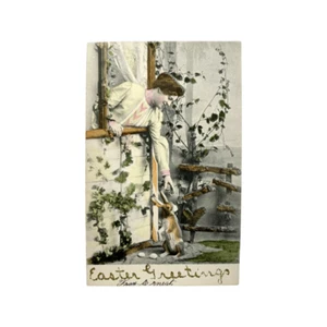Postal P01A Dama Victoriana indivisa Coloreado a Mano: 1903 #300 1¢ Franklin - Imagen 1 de 2