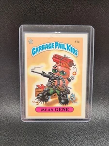 1985 Topps Garbage Pail Kids Series 1 #41a Matte Mean Gene Pen Marked - Picture 1 of 10