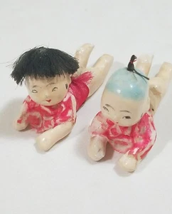 RARE Antique Taisho & Early Showa Period (1921-41) Hoko (Crawling Dolls) - Picture 1 of 19