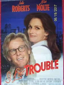 "Me encantan los problemas" Orig. Póster de la película 1994 OS (27x39,5) N. Nolte - Julia Roberts - Imagen 1 de 1