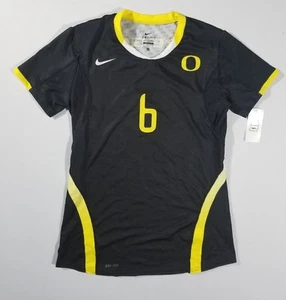 Camiseta deportiva de voleibol Nike para mujer Oregon Ducks #6 S/S | negra/amarilla | mediana | nueva con etiquetas - Imagen 1 de 2