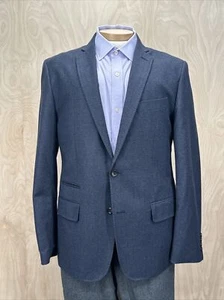 Wallin & Bros Herren Sport Mantel Anzug Jacke Blazer Gr. 42R Navy Blau - Bild 1 von 18