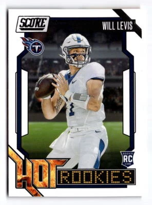 2023 Score Will Levis Hot Rookies Insert RC Rookie Card #5 Tennessee Titans - Image 1 of 2