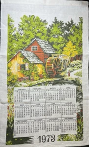Wurdest du 1973 geboren? Celebrate with a 1973 Kalender Geschirrtuch Wandbehang - Bild 1 von 2