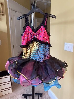 Girls Multi Colored Ballet costume With Tutu - Image 1 of 2
