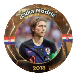 2022 Pelotazos Argentina Historia de los Mundiales Luka Modric Golden Disc Card 