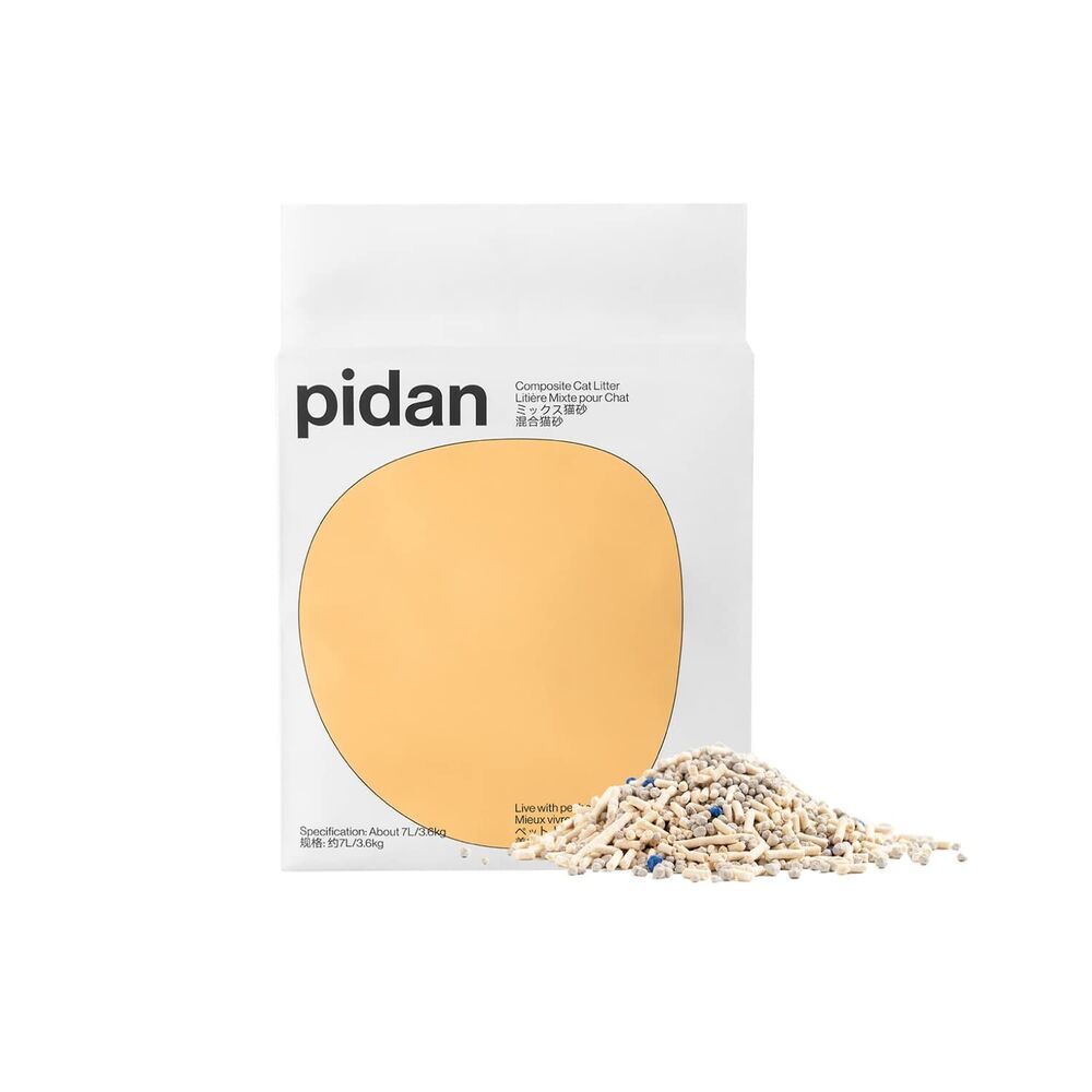 pidan Mix Cat Litter,Clumping Tofu Cat Litter with Bentonite,Dust Free Scent ...
