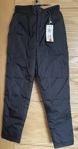 Black Down Filled trousers womens Ladies Size 10 - Picture 1 of 2
