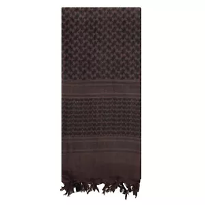 Bufandas tácticas del desierto Rothco Shemagh - 4537 - negro-marrón - Imagen 1 de 1