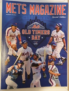 REVISTA NY METS OLD TIMERS DAY PROGRAMA 8/27/2022 MLB BÉISBOL HERNANDEZ PIAZZA - Imagen 1 de 2