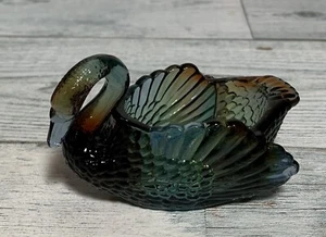 Vintage Boyd Rubina Glas Schwan Salzkeller UV Glow - Bild 1 von 12