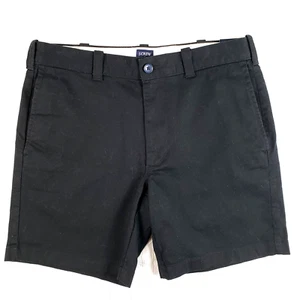 NEW J.CREW Mens Size 31 w/ 7” inseam Chino Shorts Black Stretch Cotton NWT - Picture 1 of 12