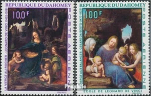 Stamps Dahomey 1969 Mi 377-378 (complete issue) MNH 1969 Leonardo da Vinci - Picture 1 of 1