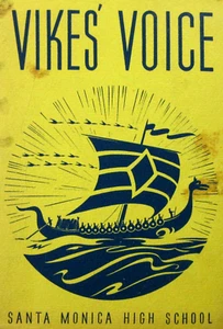 Santa Monica High School CA Student Handbook Clubs Traditions Vikes Voice 1940s - Picture 1 of 8