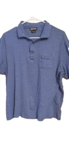 Polo Michael Kors uomo taglia large manica corta blu/bianco/strighe ottime condizioni - Foto 1 di 2