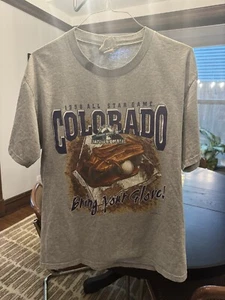 Colorado Rockies Vintage MLB Size Large Graphic Tee Shirt Baseball - Picture 1 of 3