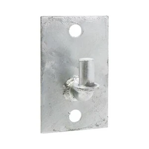 Chain Link Heavy-Duty Wall Mount Male Gate Hinges (2 Pack) - Picture 1 of 3