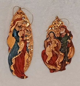 2er Set Weihnachtsschmuck Heilige Familie - Bild 1 von 12