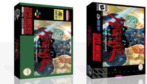 Hagane SNES Game Case Box + Cover Art Work Only (No Game) - Picture 1 of 9