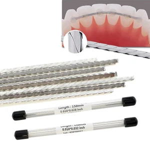 Kieferorthopädische Lingualhaltedrähte flach verklebt 3 Litzen 0,010′′x.028′′ .010′′x.032′′ - Bild 1 von 20