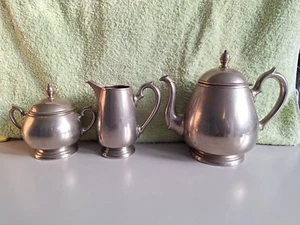 3tlg. Set Kaffeekanne Körner Berlin, Jugendstil - Bild 1 von 9