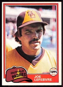 1981 Topps Traded Joe Lefebvre San Diego Padres #790 - Picture 1 of 2