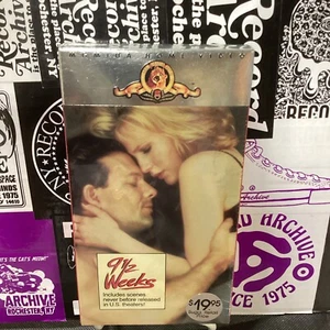 9 1/2 Wochen (1986) VHS (MGM/UA HOME VIDEO) ENTHÄLT NIE ZUVOR GESEHENE SZENEN NEU - Bild 1 von 3