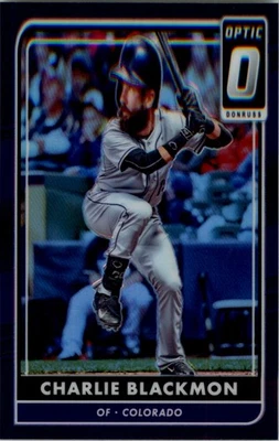 2016 Donruss Optic Purple #134 Charlie Blackmon - BB - Image 1 of 2