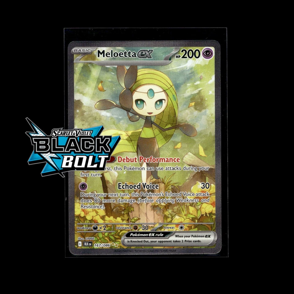 Black Bolt Pokemon Cards! Holo/Reverse Holo Rare Illustration Full Art SIR Card! - Image 1 of 1