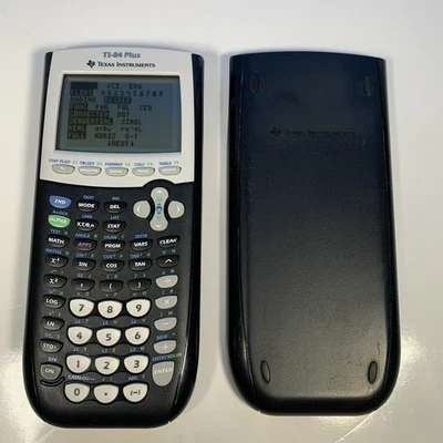 Texas Instruments TI-84 Plus Black/White Graphing Calculator - Image 1 of 4