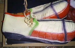 Vintage Clown Homemade Outfits Rubber Shoes Plus Accessories - Picture 1 of 11