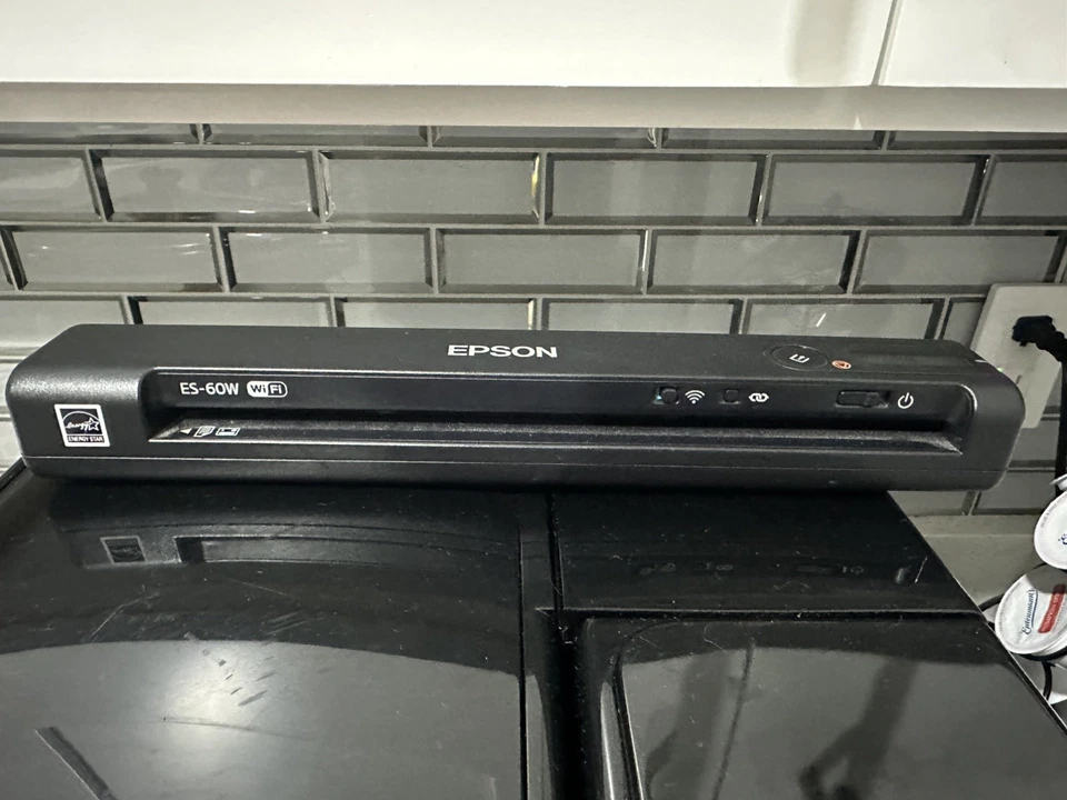 Epson WorkForce ES-60W Wireless Portable Document Receipt Scanner  - Image 1 of 4
