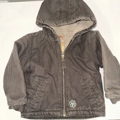 Berne Winter Coat Baby 12months Sherpa Lined Hooded Canvas Duck Cloth EUC - Image 1 of 4