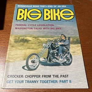 BIG BIKE MAGAZINE MAY 1972 HARLEY DAVIDSON CHOPPERS Bonneville Road Test - Picture 1 of 7
