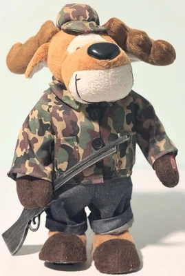 Buck-Shot Singing Deer Plush " Hit Me With Your Best Shot" 15” Tall Parts Only - Image 1 of 4