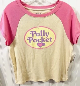 NWT Polly Pocket Women’s T-Shirt Size XL - Nostalgic 90s Tops - Cute - Picture 1 of 5