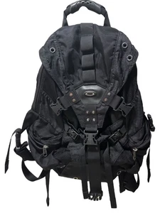 VINTAGE Oakley Softwear Herren Rucksack mehrere Taschen schwarz groß Reiten Wandern RAR - Bild 1 von 11