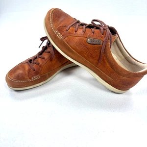 Zapatillas Ecco Cayla Con Cordones Cuero Genuino Marrón Talla 40 EE. UU. 9 / 9,5 - Imagen 1 de 12
