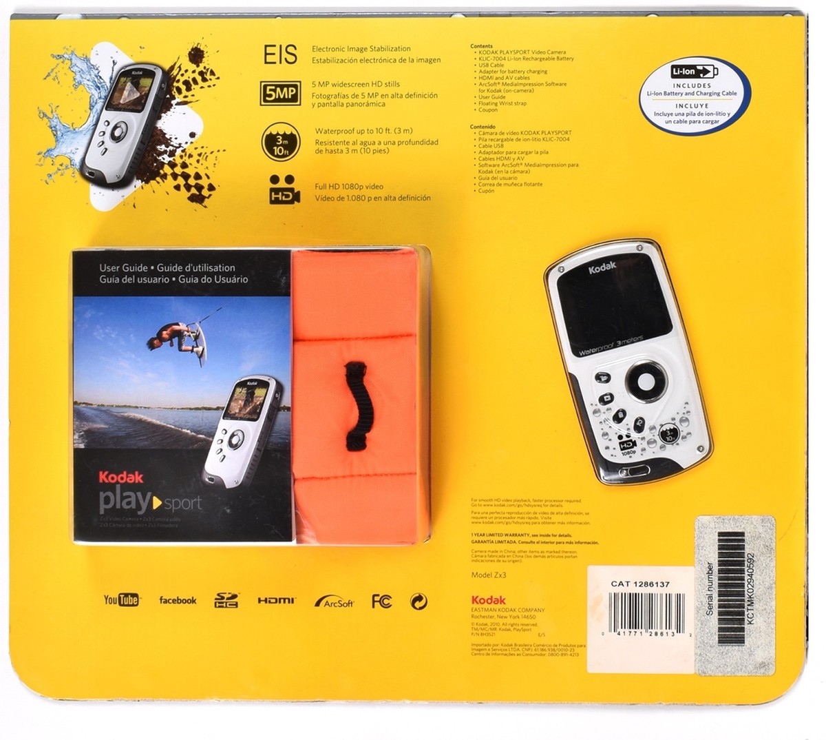 7ページ Kodak Playsport Zx5