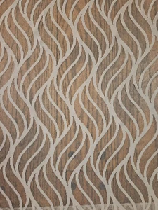 Par De Colección De Paneles De Cortina Superior De Varilla Patrón De Hoja Repetitiva Transparente 49"x63" - Imagen 1 de 6