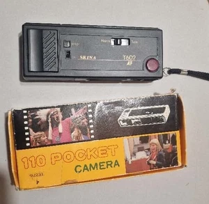 Skina T602 AF Kamera Pocket 110 Vintage Analog mit Box - Schwarz - Bild 1 von 5