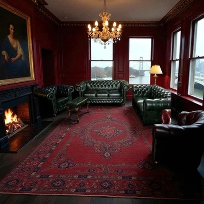 Chesterfield Newby  3+2+1 Echtes Rinder Aniline Leder E1100 - Bild 1 von 4