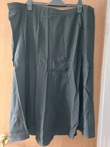 Wardrobe Womens Size 24 Black Panelled Skirt, Back Zip And Button Fastening - Picture 1 of 4