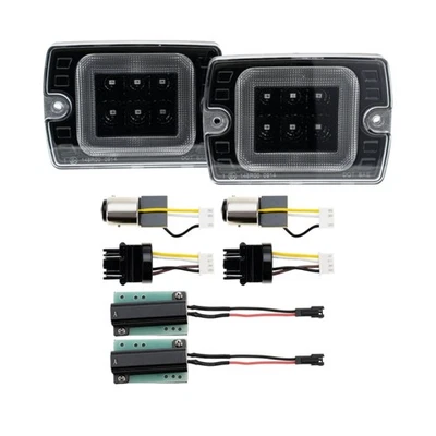 2 piezas luces intermitentes claras intermitentes delanteras luz de estacionamiento para Jeep Wrangler YJ 1987-1995 Foto 1 de 4