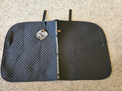 ECP Black Equine comfort products Black Quilted  Saddle Pad Comfort Support - Image 1 of 4