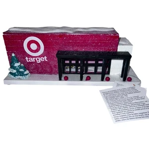 Target Red Bullseye's Playground LED Light Up Mini Store Weihnachtsdorf NEU - Bild 1 von 7
