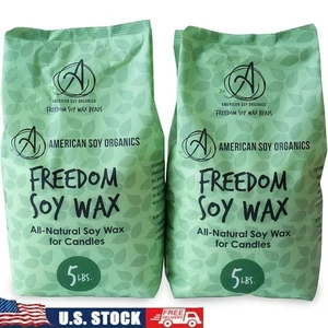 Natural Soy Wax Beads Candle Making DIY Eco-Friendly Melts Scented Supplies New - Picture 1 of 9