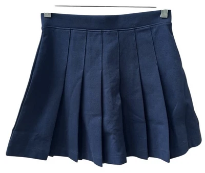 Old Navy School Uniform Ponte-Knit Pleated Skort Girl’s Sz Large 10-12 Navy New - Image 1 of 4