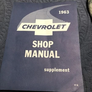 1963 Chevrolet Passenger Car Shop Manual Supplement - Picture 1 of 12